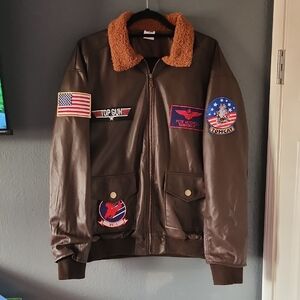 Top Gun - Men's Bomber Jacket with Patches